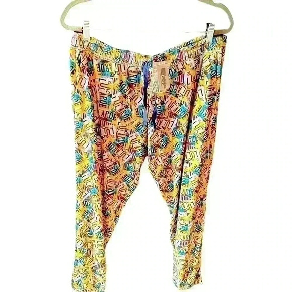 Lularoe 2X license plate Jax joggers NWT. Elastic bottom , drawstring & pockets. - Picture 1 of 12